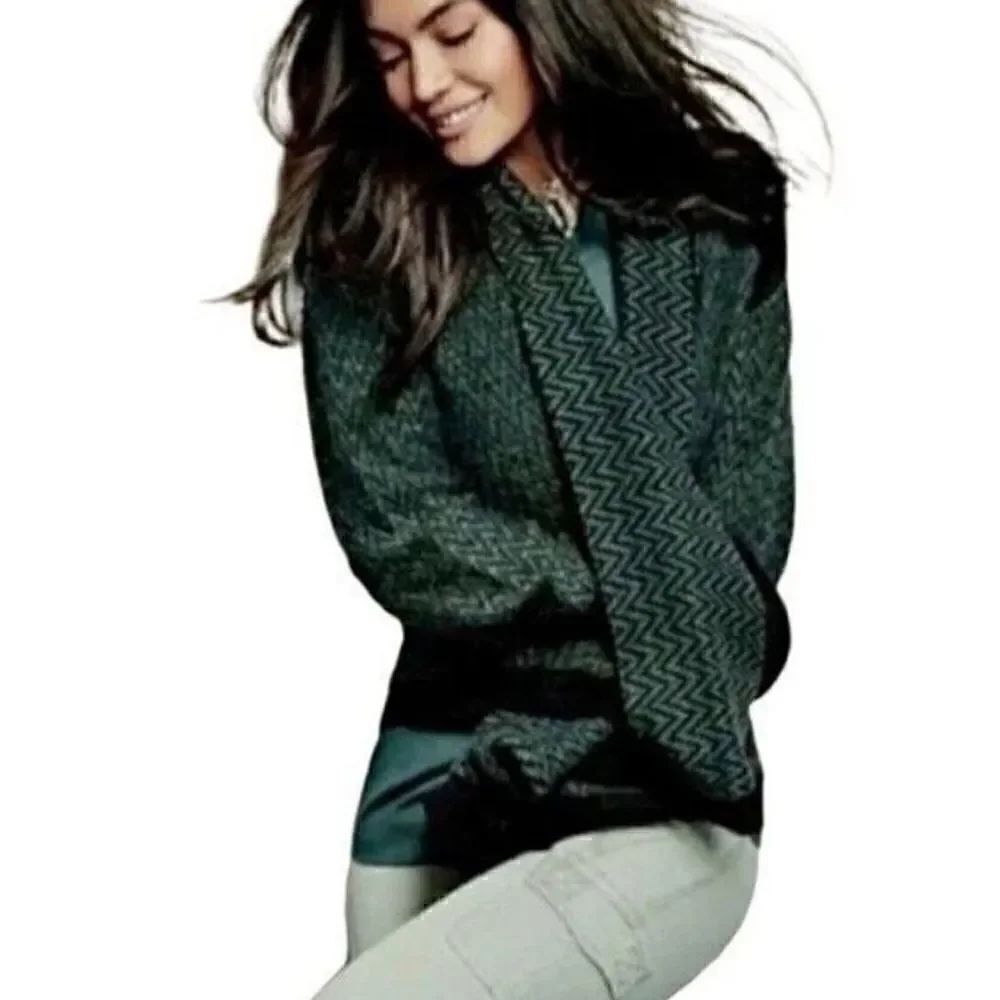 CAbi Fireside Chevron Knit Cardigan Sweater